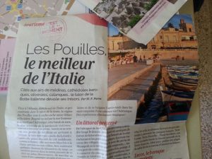 Puglia regina anche sulle riviste francesi